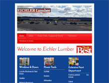 Tablet Screenshot of eichlerlumber.com